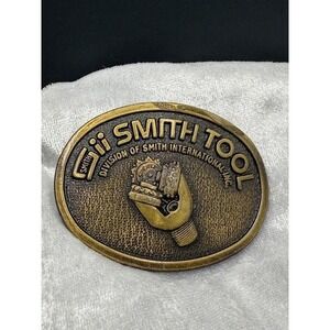 Vintage Belt‎ Buckle Smith Tool Brass Buckle Dad Gift